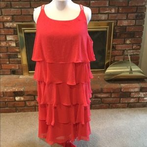 Red Ruffled fancy dress